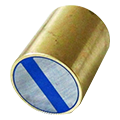 Henger alakú mágneses lencse, sárgarézböl – tolerancia h6